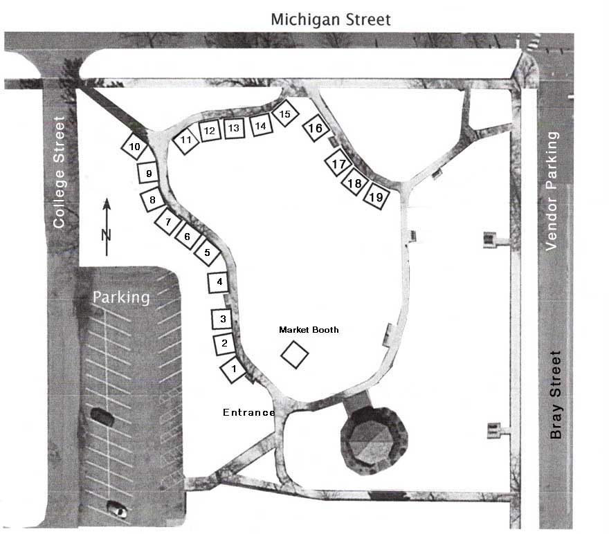 Farmers' Market Map